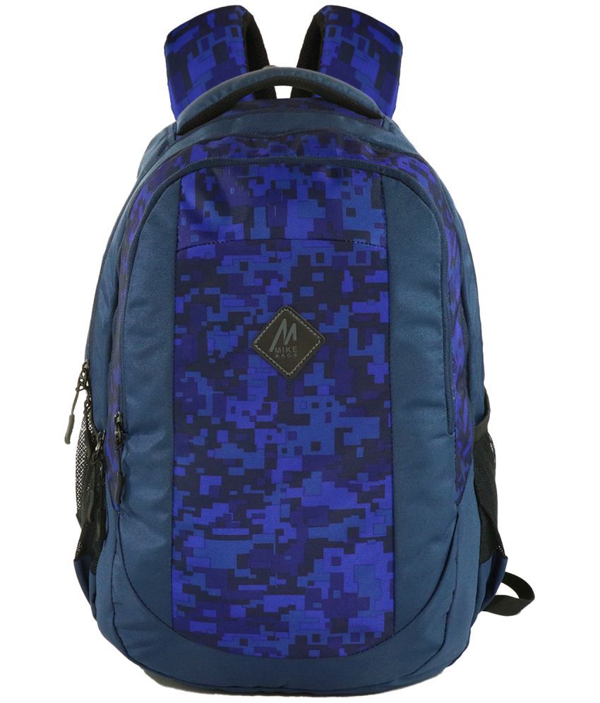     			MIKE 23 Ltrs Blue School Bag for Boys & Girls