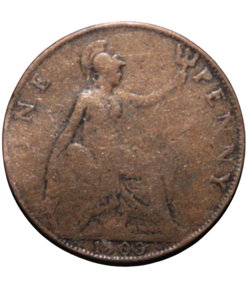     			One Penny 1903 - Edward VII - United Kingdom Rare old Coin