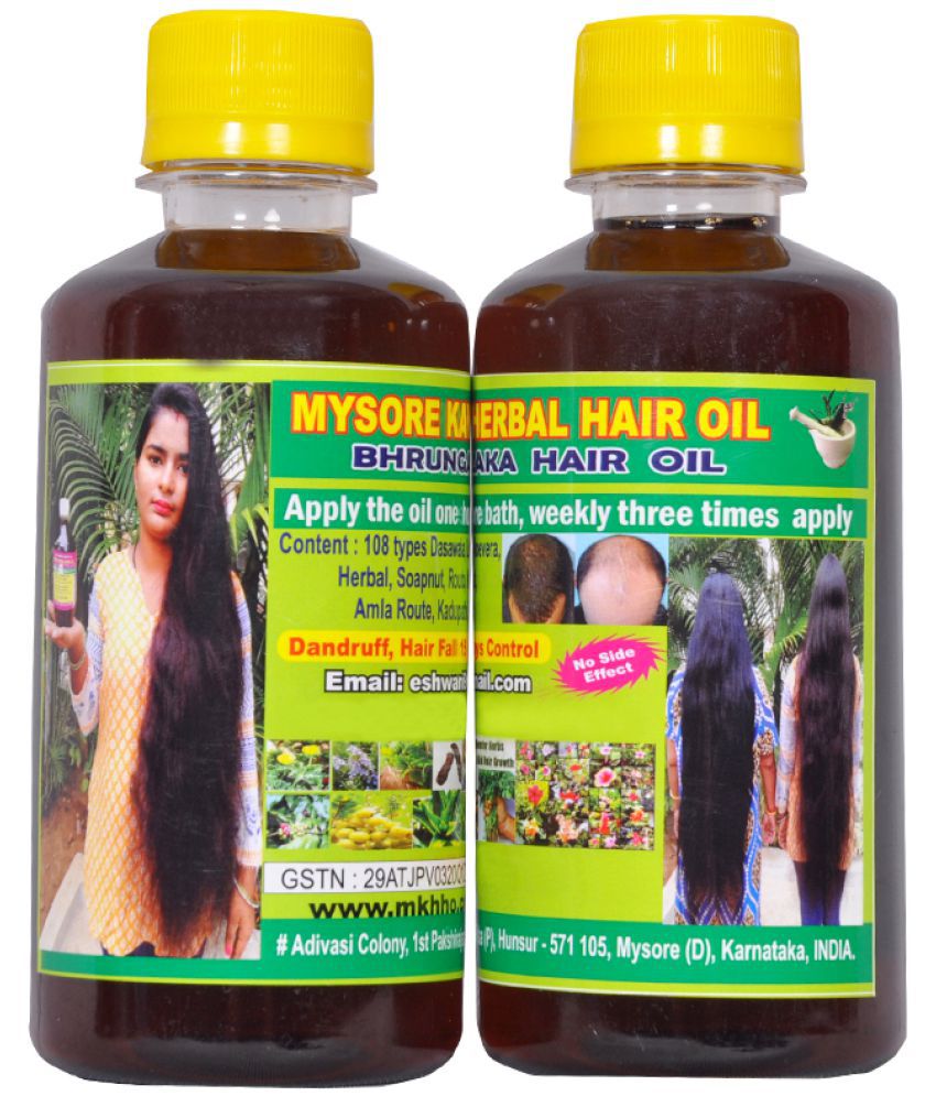 Mysore Kaveri Herbal Adivasi Hair Oil for Hair Growth & Hair Fall ...