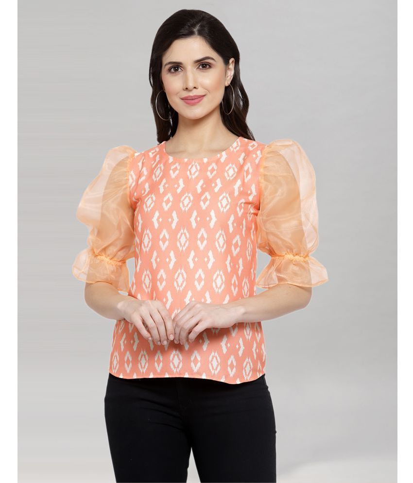     			Selvia - Polyester Peach Women's A-Line Top ( Pack of 1 )