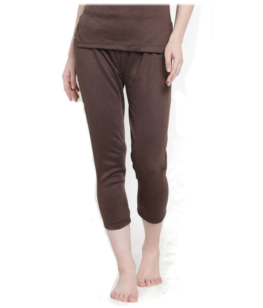     			Uzarus Cotton Blend Bottomwear - Brown