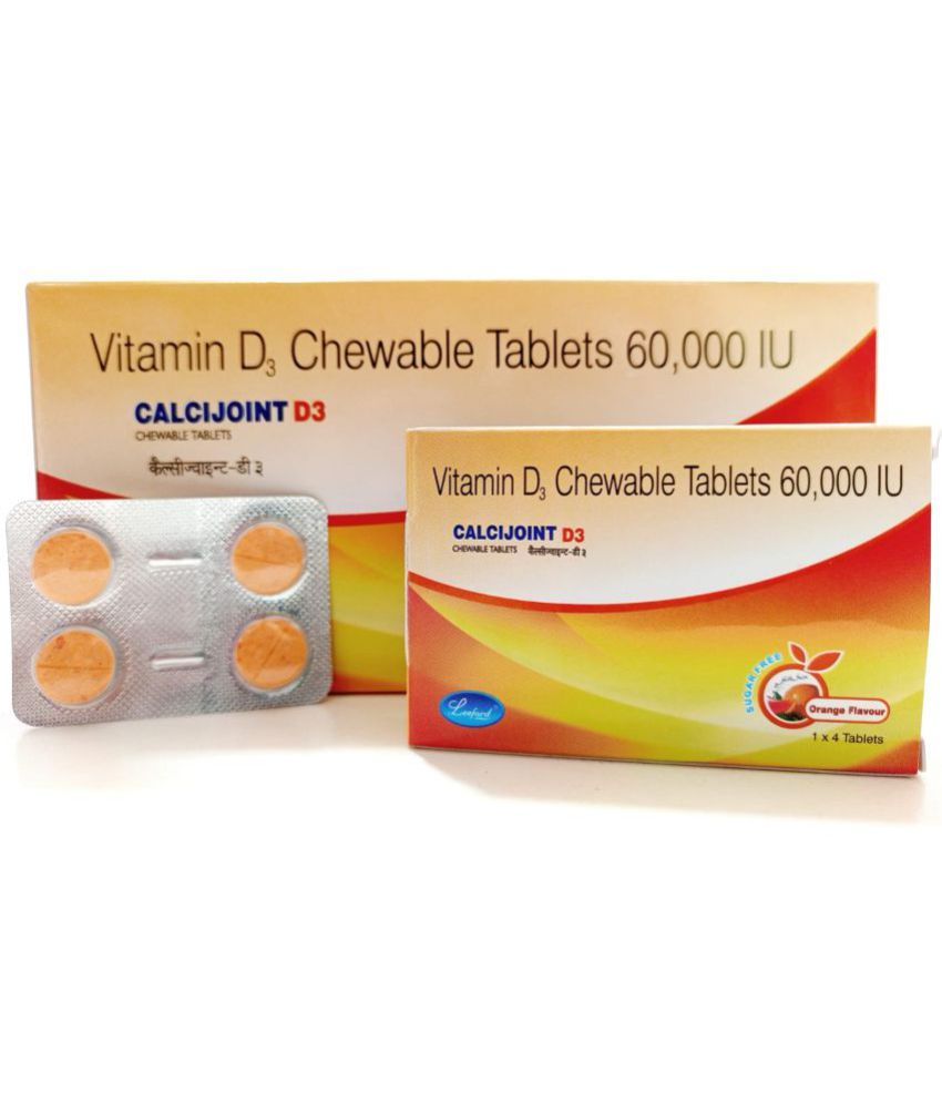     			CALCIJOINT D3 CHEWABLE TAB ( PACK OF 4) Standard Oral Kit Pack of 4