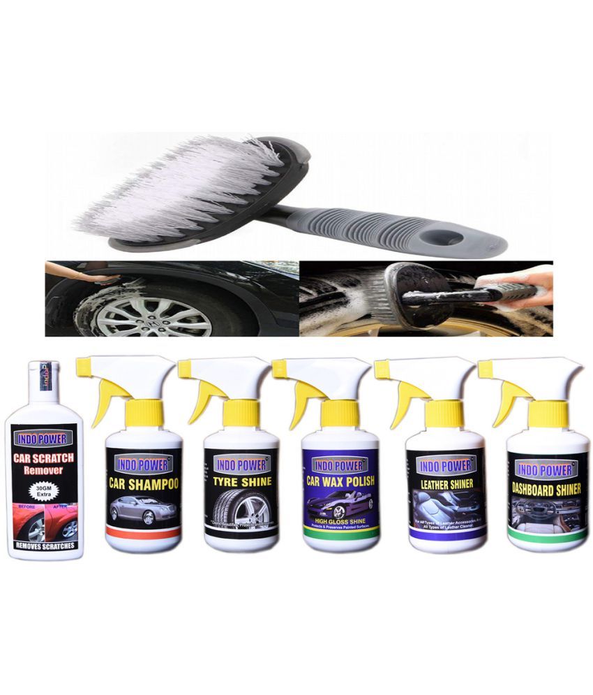 DASHBOARD SHINER GUN 250mL.+LEATHER SHINER GUN 250ml.TYRE SHINER GUN