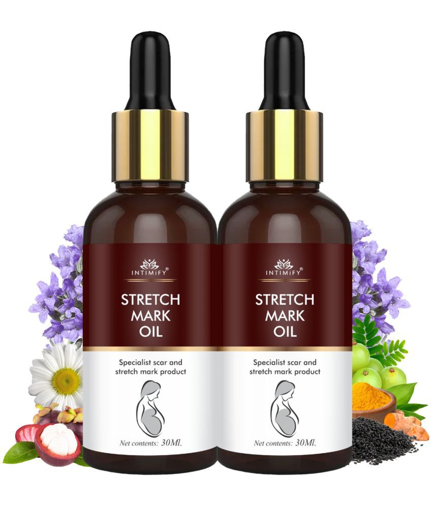     			Intimify Stretch Mark Oil for Skin Elasticity & Skin Tone Shaping & Firming Oil 30 mL Pack of 2