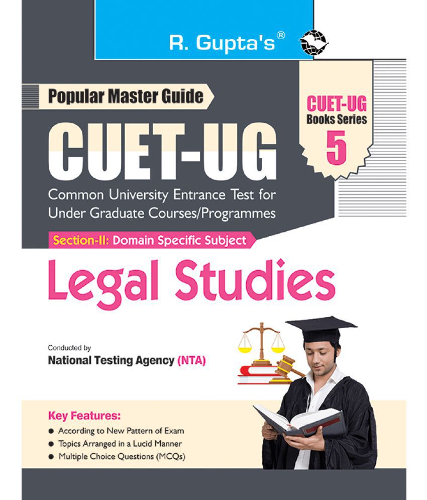     			CUET-UG : Section-II (Domain Specific Subject : Legal Studies) Entrance Test (Books Series-5)