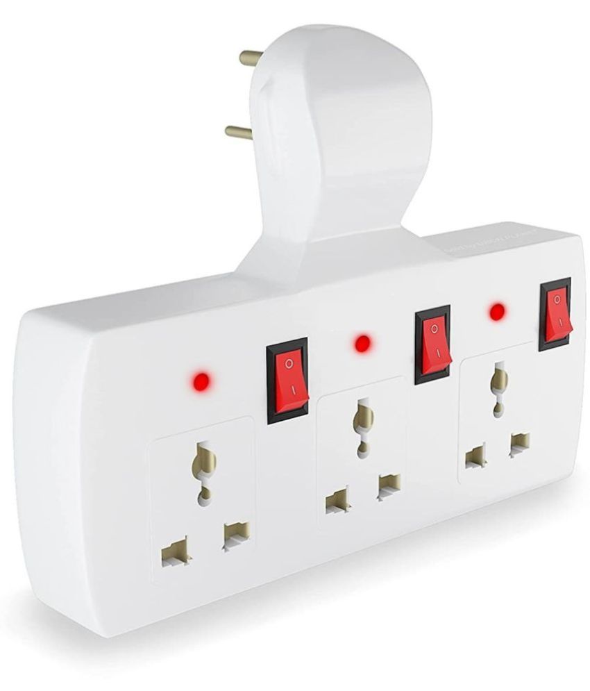 Buy DIGIWAY 3 Socket 3 Individual Switches 3 Individual LED Indicators