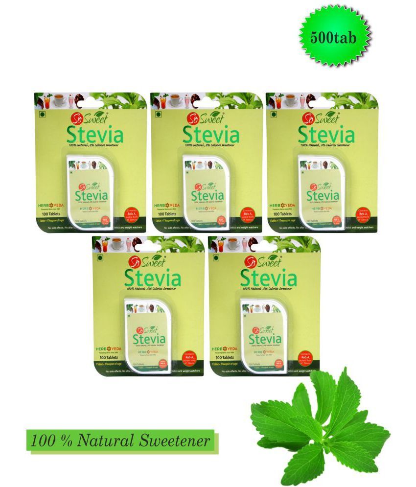     			So Sweet Natural Sweetener Sugar Substitute Tablets 500 g Pack of 5