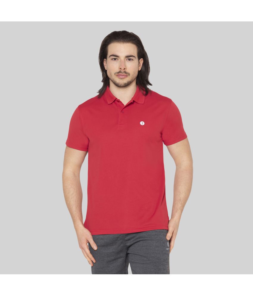     			Bodyactive - Red Polyester Regular Fit Men's Polo T Shirt ( Pack of 1 )