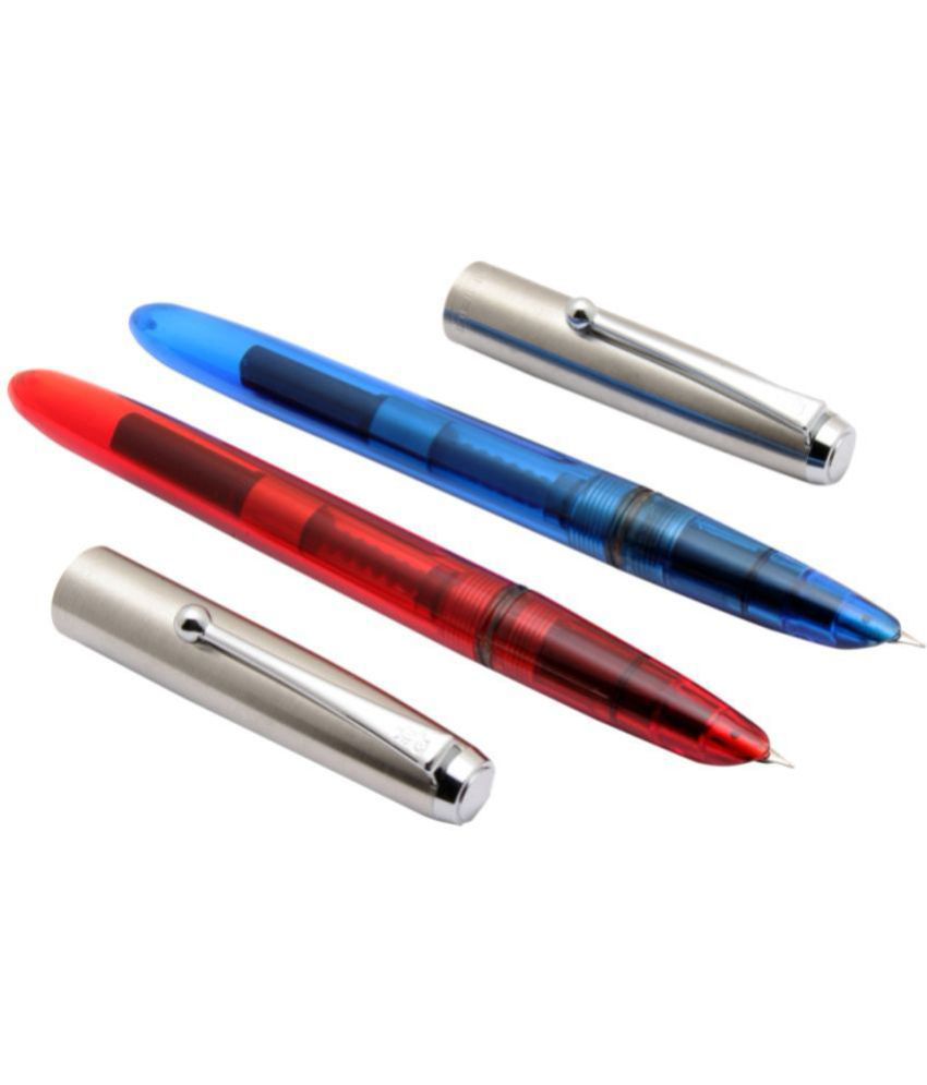     			Srpc - Multicolor Extra Fine Line Fountain Pen ( Pack of 2 )