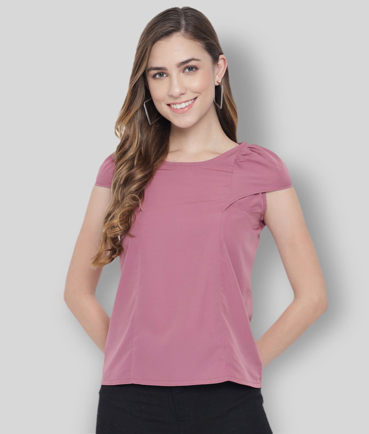     			ALL WAYS YOU - Pink Polyester Women's Regular Top ( Pack of 1 )
