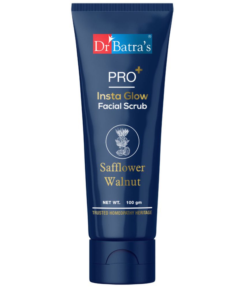     			Dr Batra's PRO+ Insta Glow Facial Scrub. Unclogs Skin Pores. Brightens Skin Tone, With Echinacea, Safflower, Walnut 100 G.
