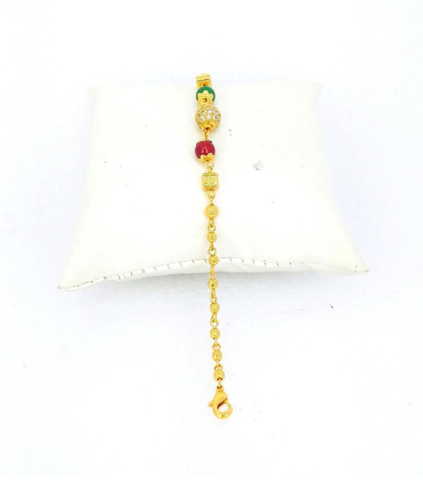     			Soni jewellery - Gold Bracelet ( Pack of 1 )