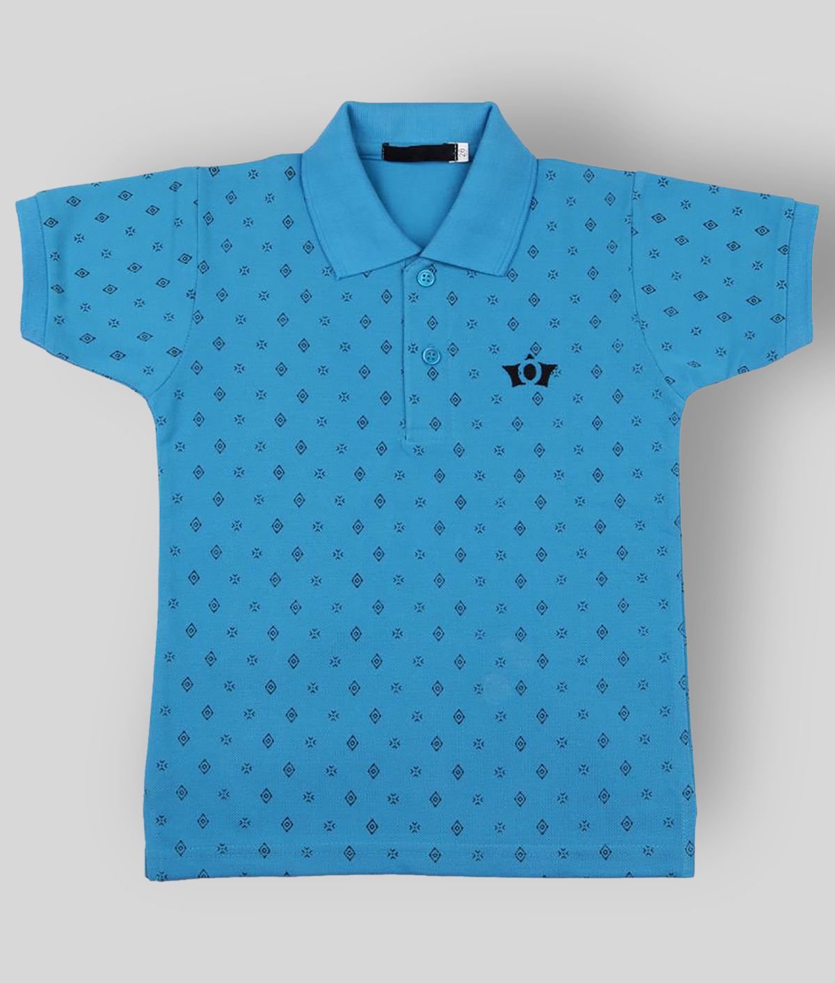     			NEUVIN - Blue Cotton Blend Boy's Polo T-Shirt ( Pack of 1 )