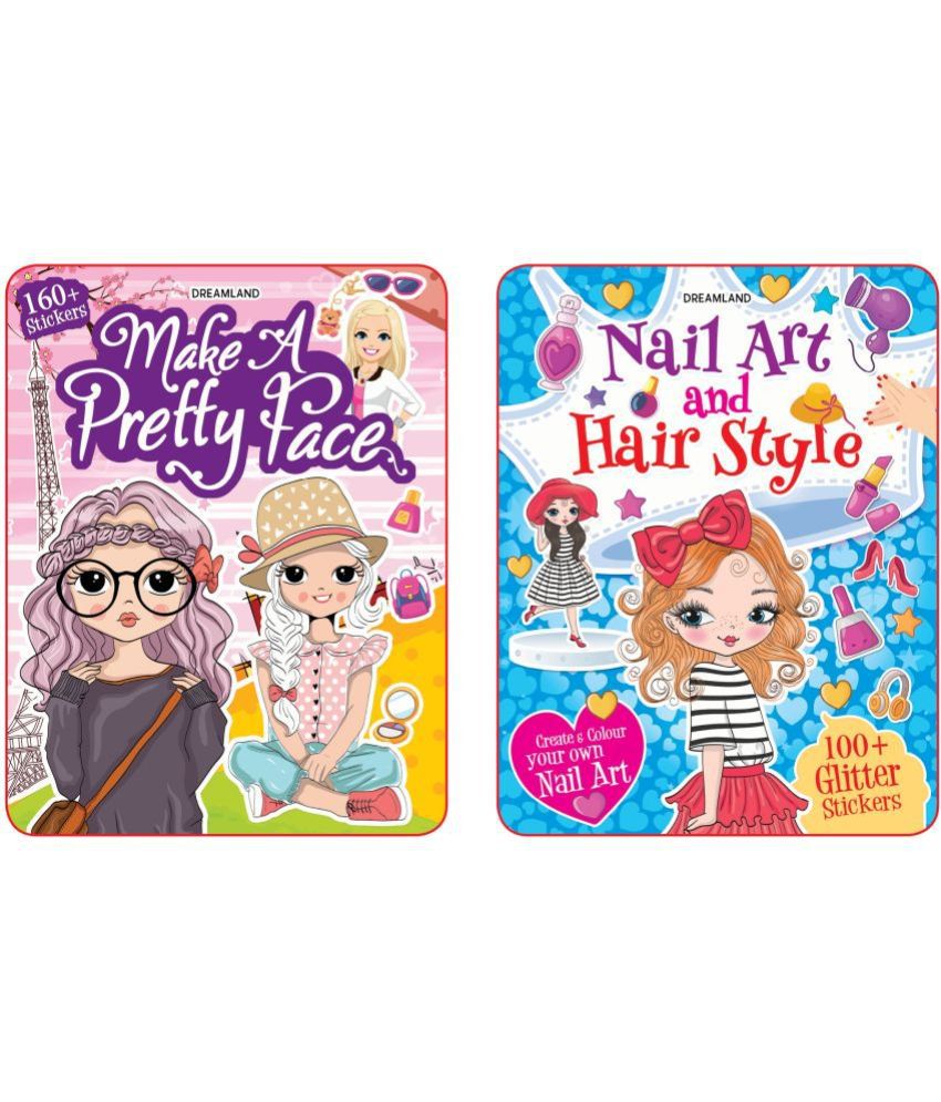 Make A Pretty Face and Nail Art, Hair Style Pack- 2 Books: Buy Make A Pretty  Face and Nail Art, Hair Style Pack- 2 Books Online at Low Price in India on  Snapdeal
