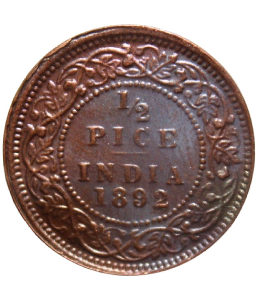     			newWay - 1/2 Pice (1892) 1 Numismatic Coins