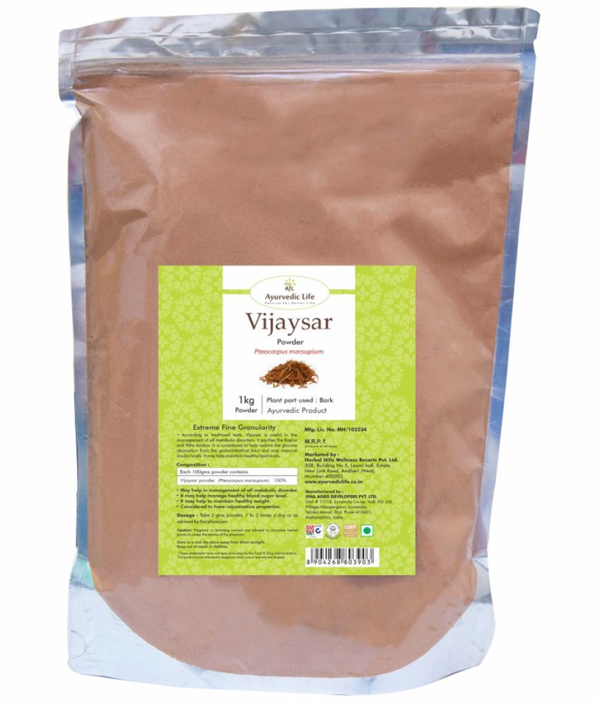     			Ayurvedic Life Vijaysar Powder 1 kg Pack Of 1