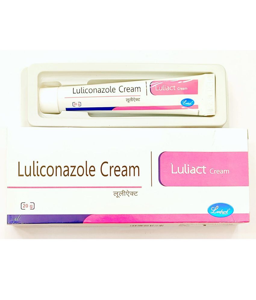     			LULIACT  LULICONAZOLE CREAM 20 GM ( PACK OF 5) Day Cream 20 gm Pack of 5