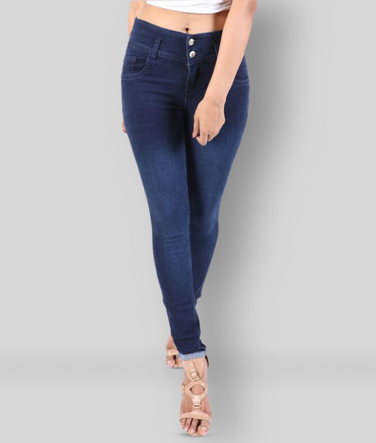 NiNe-Xm -  Navy Blue Denim Women's Jeans ( Pack of 1 )