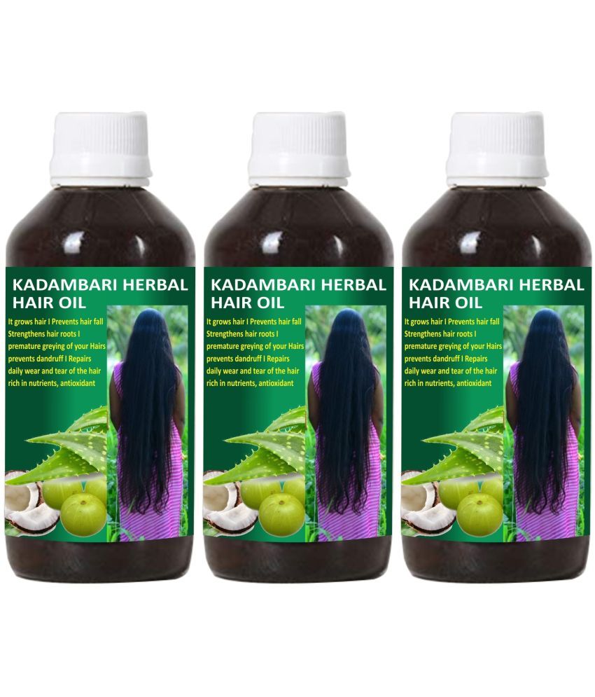     			Oilanic Adivasi Kadambari Hair Oil-Anti Hair Fall Combo of  125 mL Pack of 3