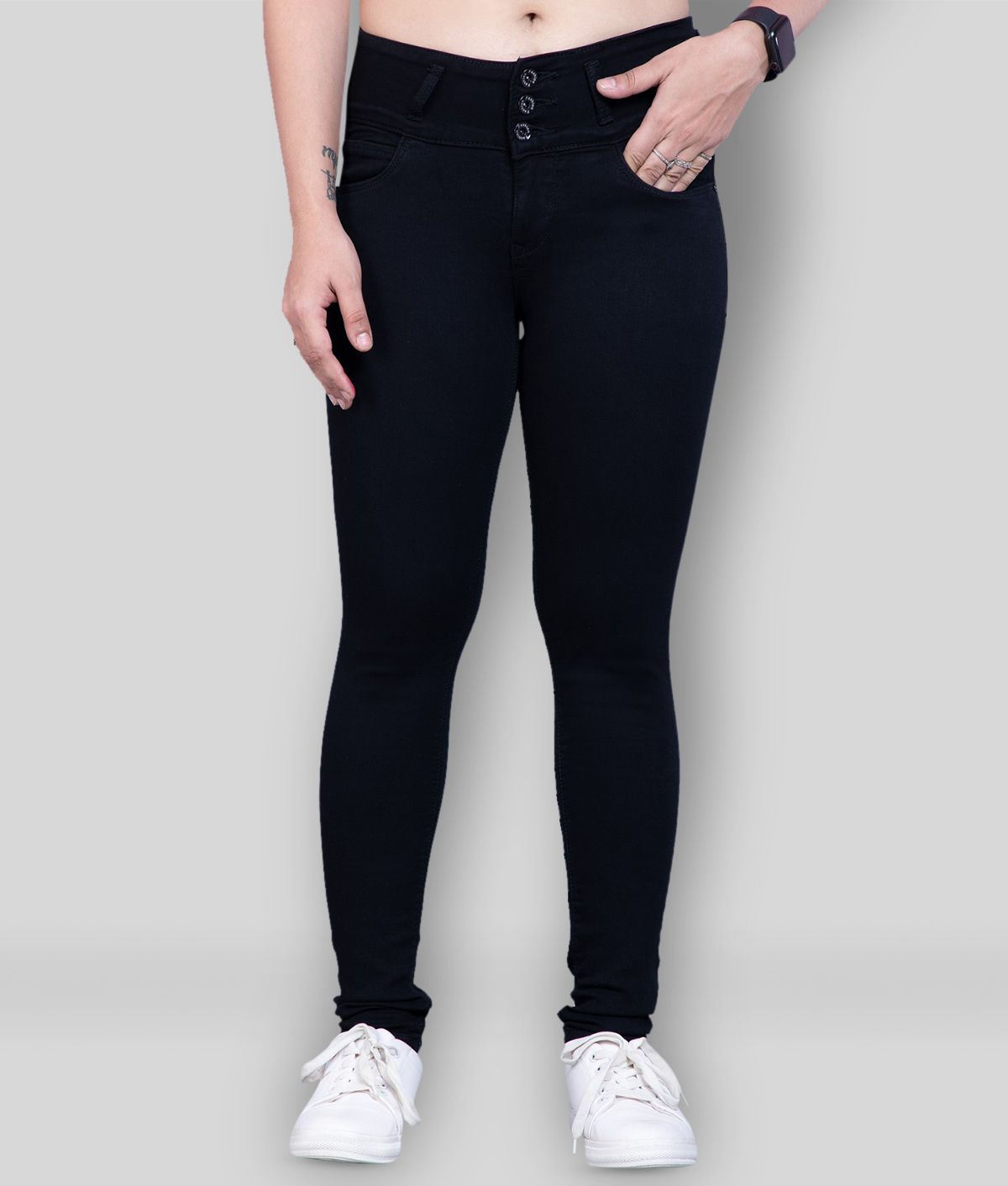     			Rea-lize - Black Cotton Blend Women's Jeans ( Pack of 1 )