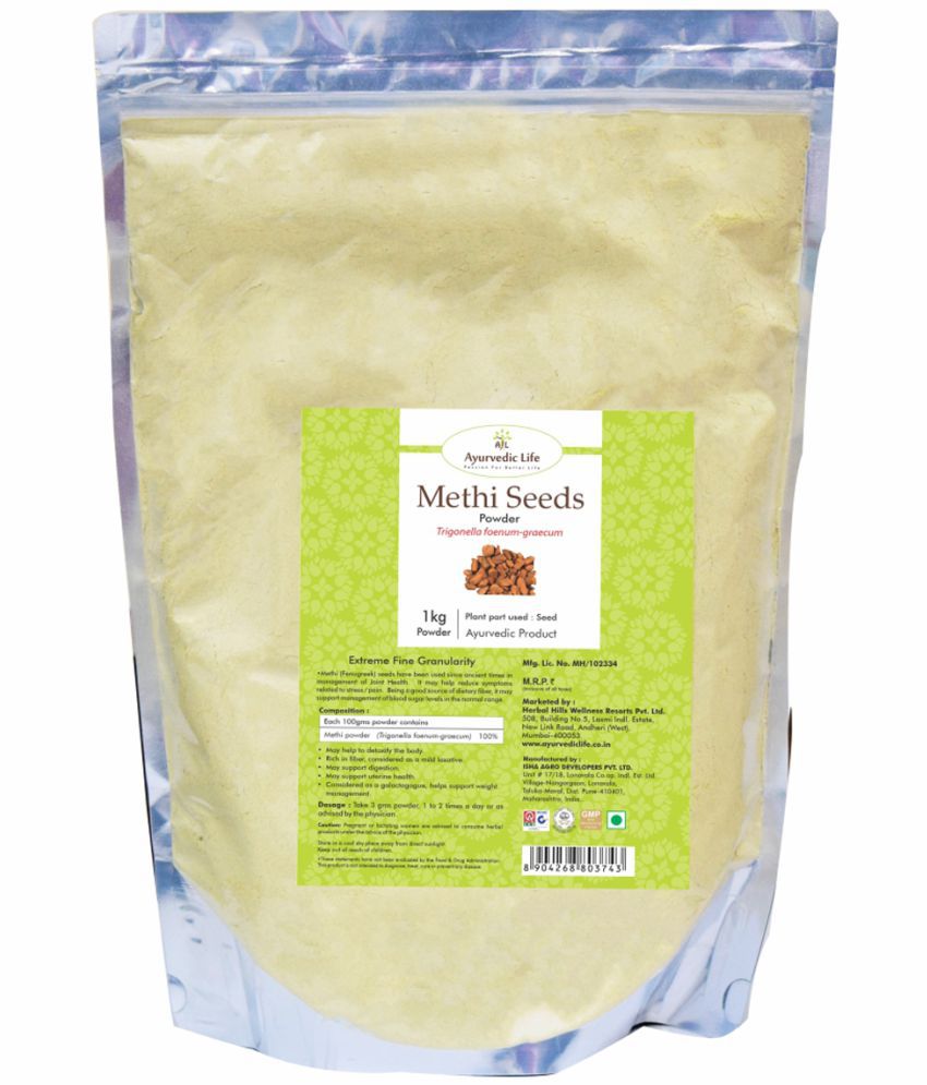     			Ayurvedic Life Methi Seed Powder 1 kg Pack Of 1