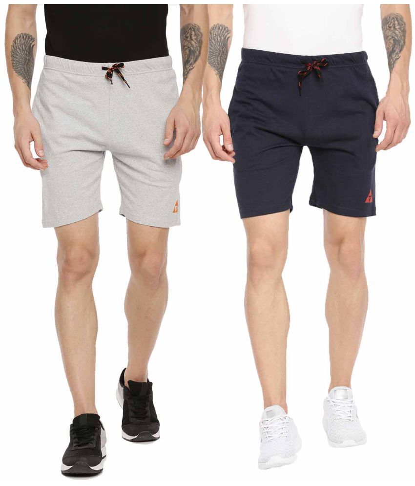     			Ardeur - Cotton Blend Multi Men's Shorts ( Pack of 2 )