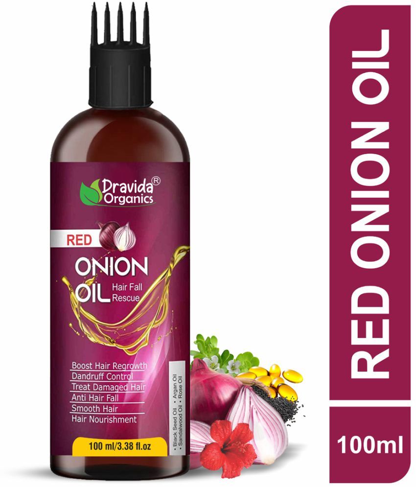     			Dravida Organics Red Onion Oil for Controls Hair Fall and Hair Growth 100 mL