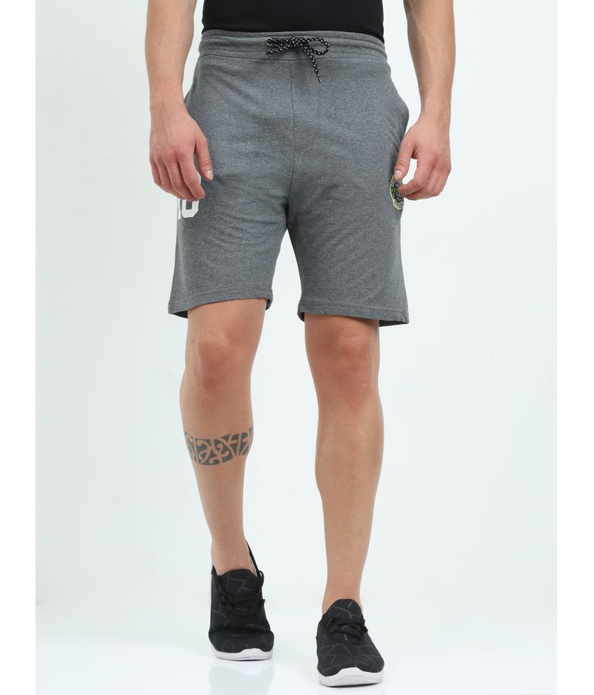     			FERVORO - Cotton Blend Grey Men's Shorts ( Pack of 1 )