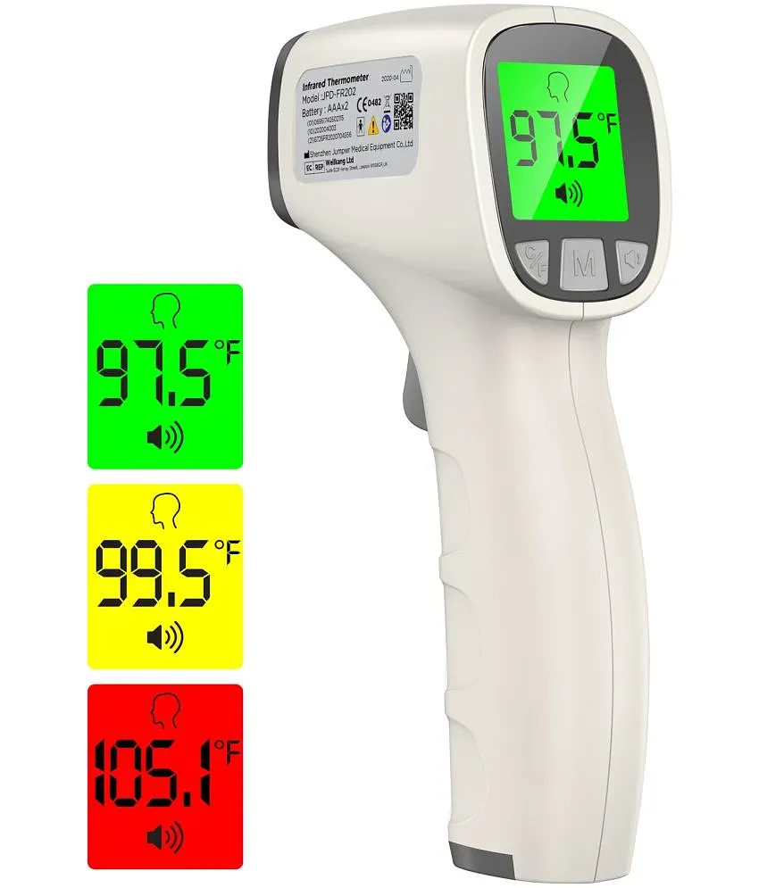 Carent HTD8813C Infrared Non Contact Forehead Gun Thermometer For Kids &  Adults (With Batteries) Thermometer