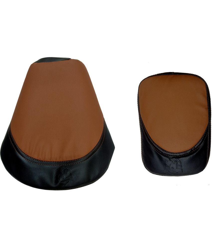     			AHL MOTORS Black and Tan color stylish Seat Cover For Royal Enfield Classic