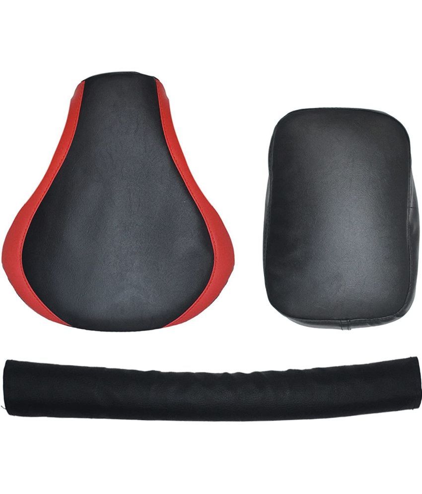     			AHL MOTORS Seat Cover with Back Rest Foam Combo Set for Royal Enfield Classic 350/500cc