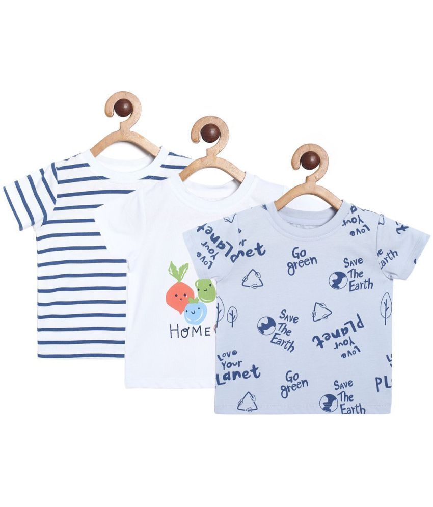     			MINI KLUB - Multi T-Shirt For Baby Boy ( Pack of 3 )