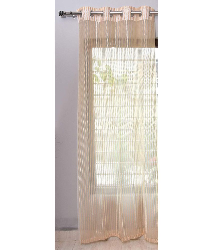     			Panipat Textile Hub Single Long Door Net/Tissue Curtain