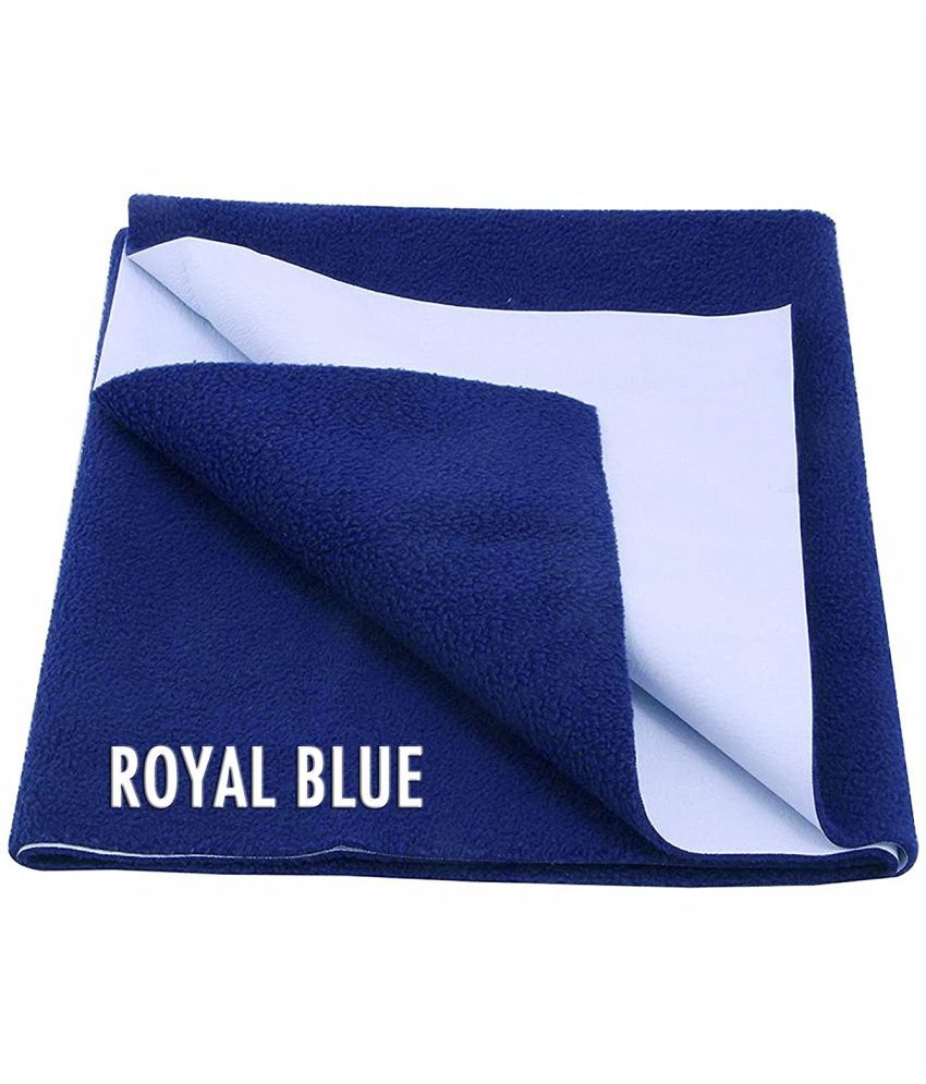 Miracle Moms Blue Rubber Waterproof Sheet ( 70 cm × 100 cm 1 pcs