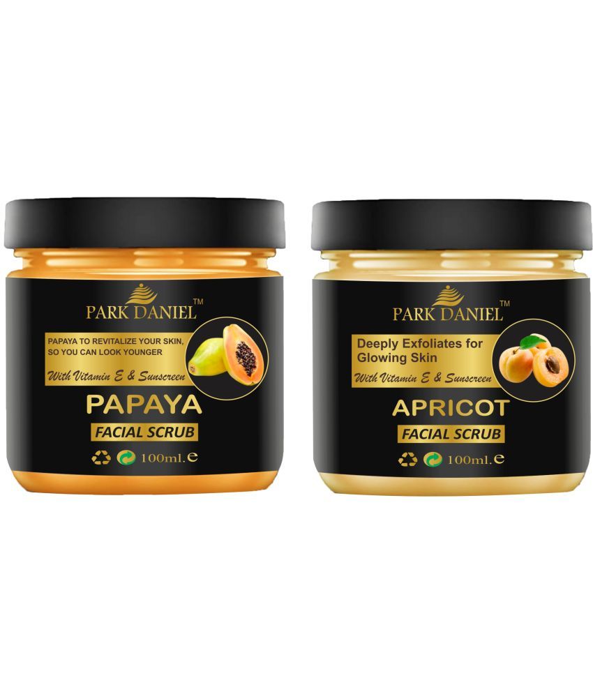     			Park Daniel Papaya & Apricot Facial Facial Scrub 100 ml Pack of 2