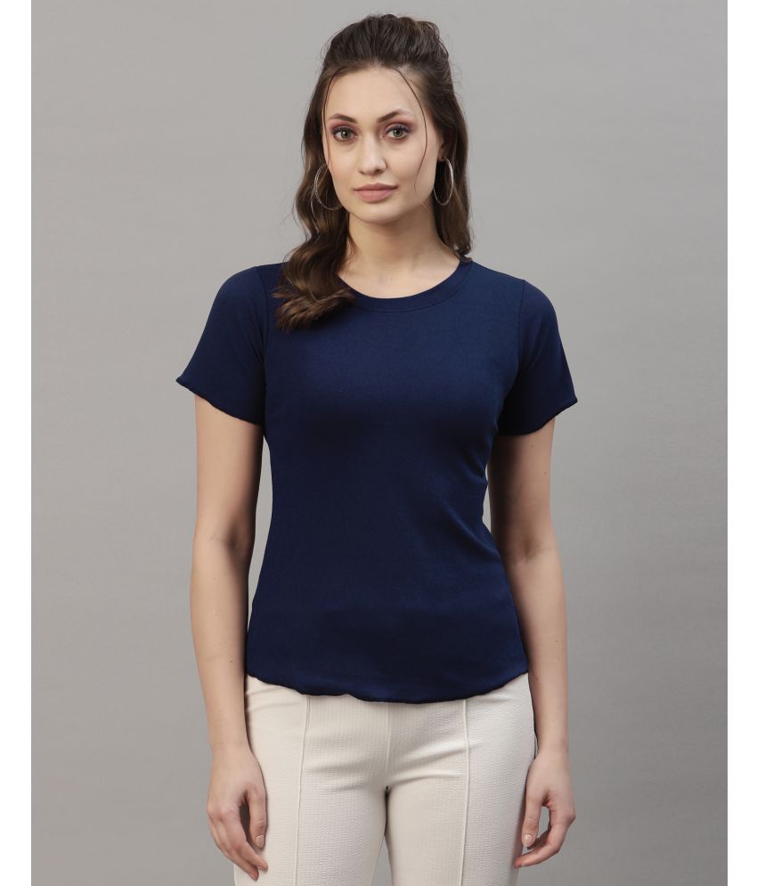     			Selvia - Silk Blue Women's A-Line Top ( Pack of 1 )