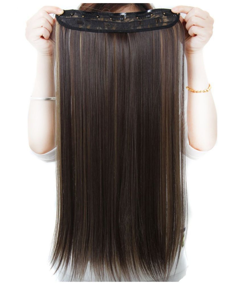 Trinetrah Straight Clip In Hair Extension highlight straight brown: Buy  Trinetrah Straight Clip In Hair Extension highlight straight brown at Best  Prices in India - Snapdeal