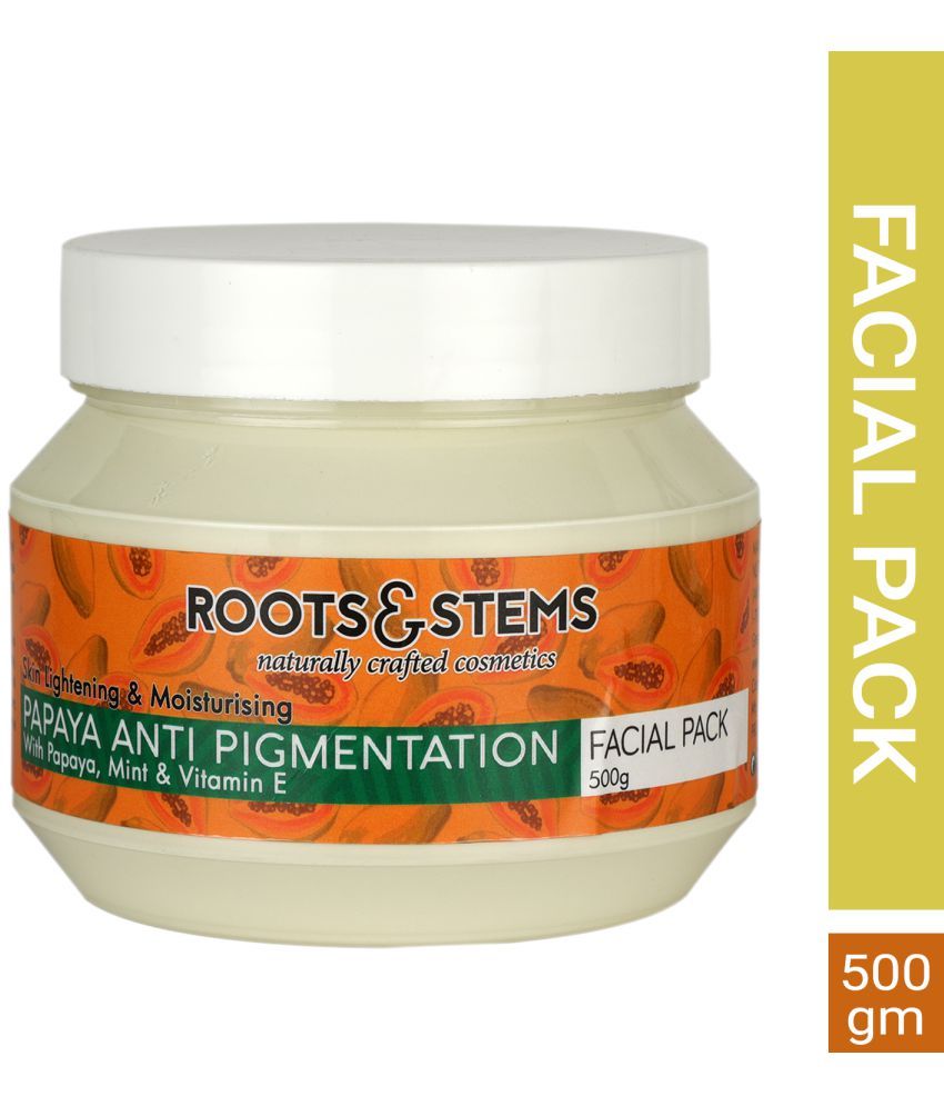 Roots & Stems Papaya Anti Pigmentation Facial Pack with Papaya Mint ...