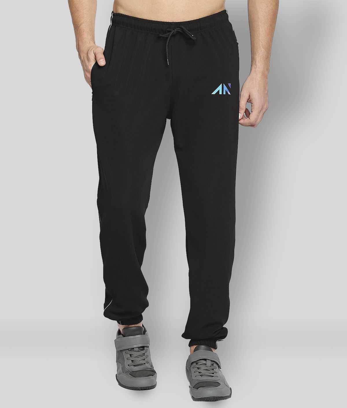     			Aesthetic Nation - Black Polyester Men's Trackpants ( Pack of 1 )