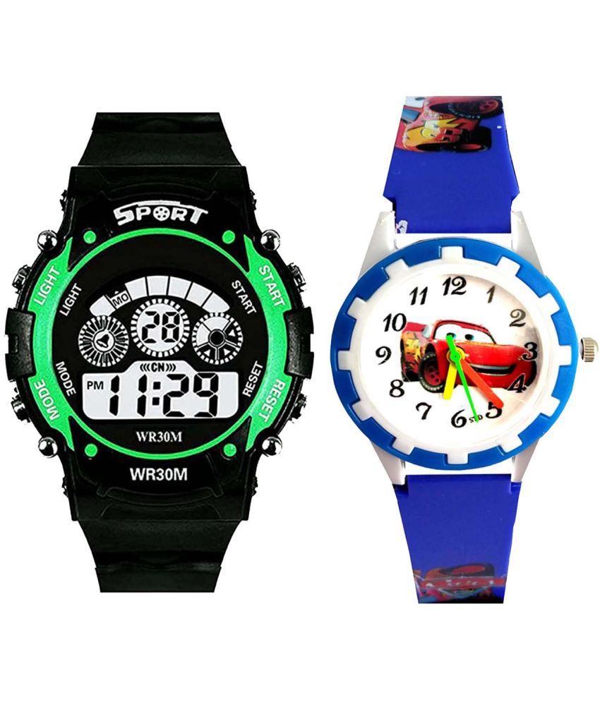 Cartoon Car with Digital Watch Combo watch - Buy Cartoon Car with Digital  Watch Combo watch Online at Low Price - Snapdeal