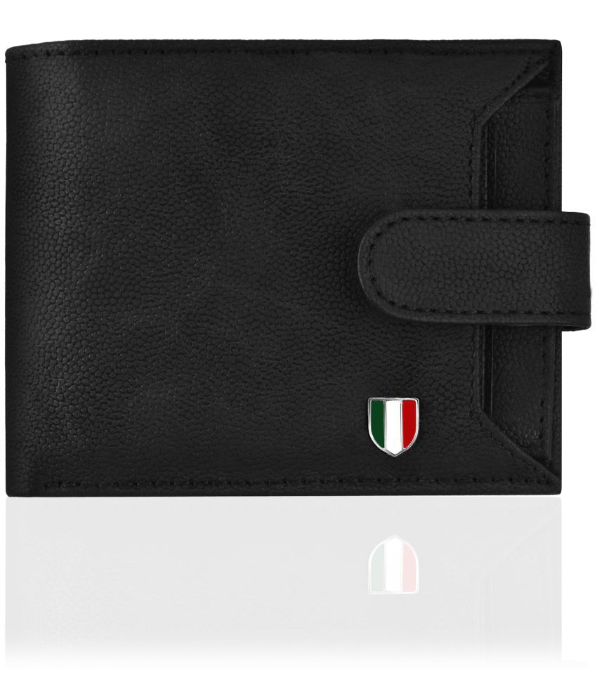     			GIOVANNY - Faux Leather Black Men's Regular Wallet ( Pack of 1 )