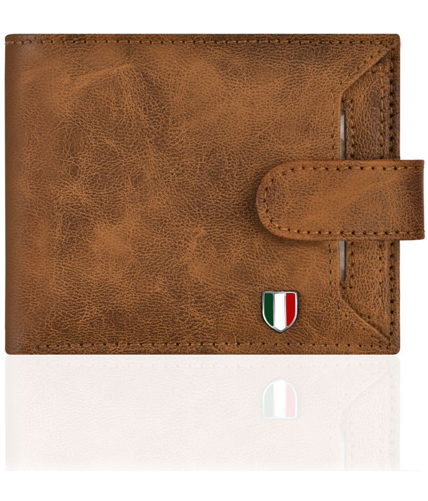     			GIOVANNY - Faux Leather Tan Men's Regular Wallet ( Pack of 1 )