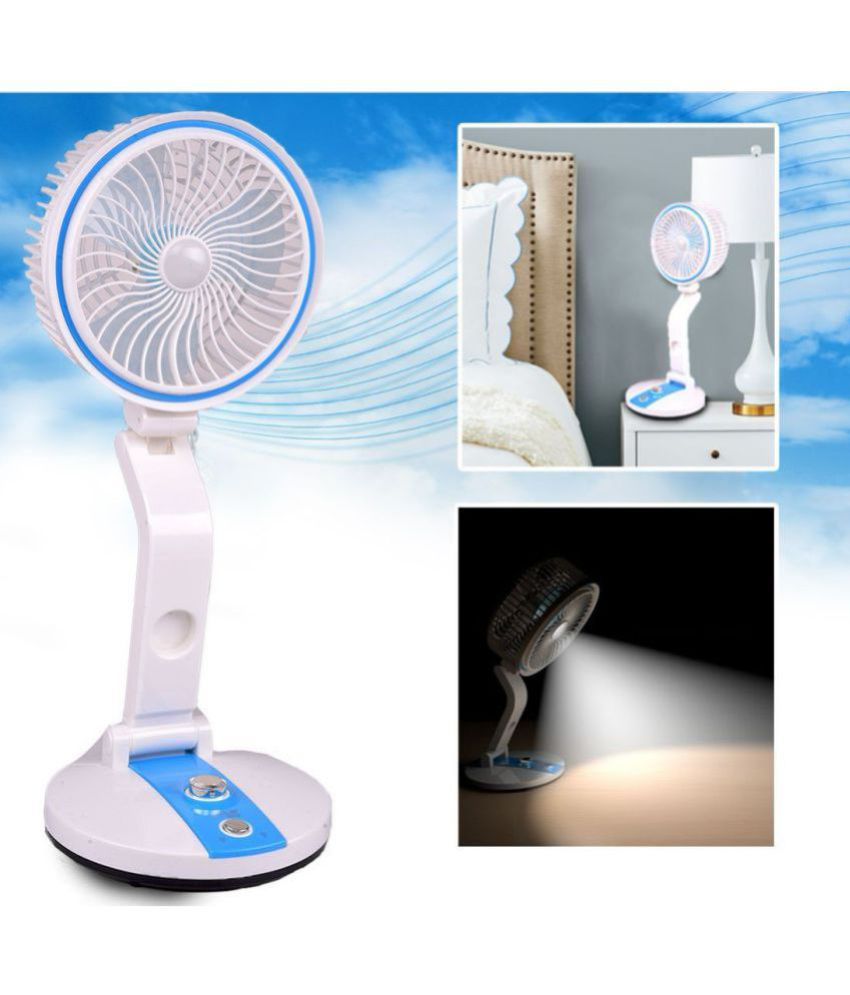 kelvinator rechargeable fan with light