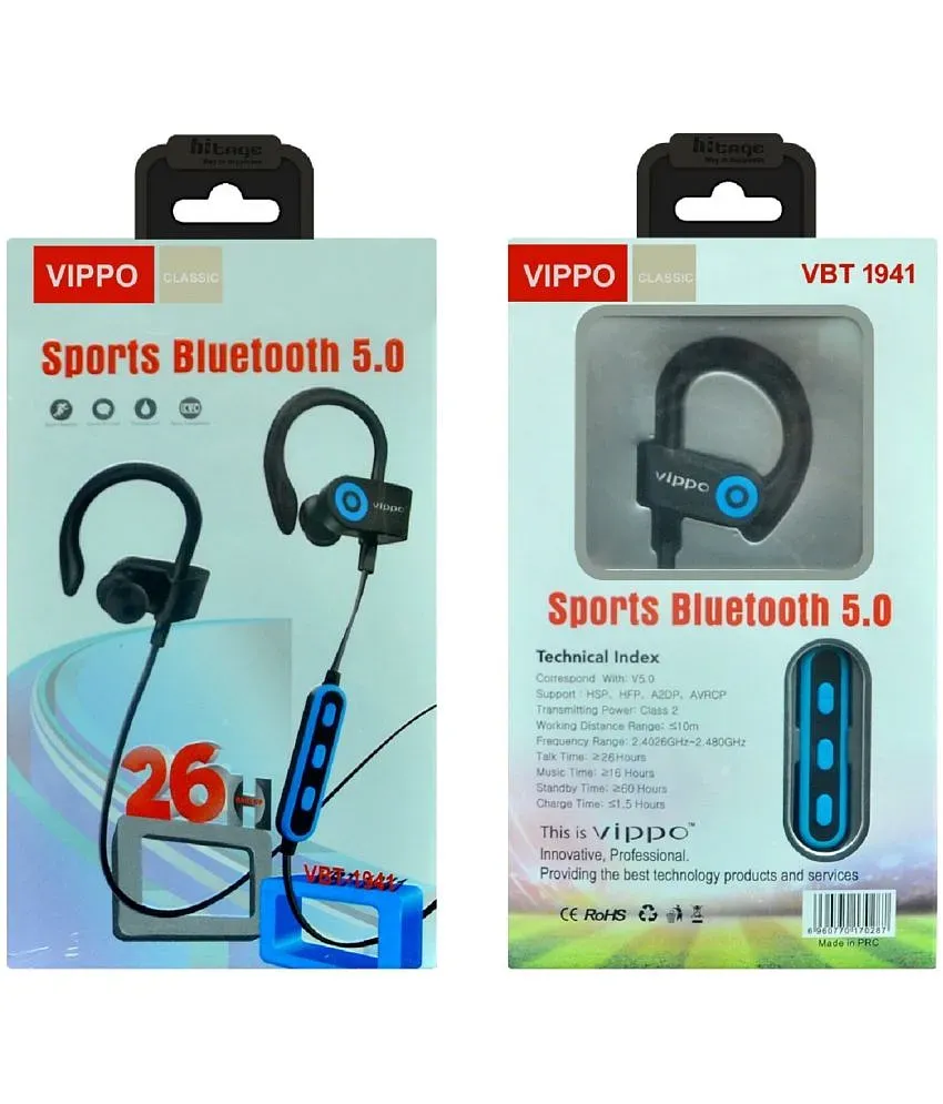 Hitage bluetooth earphones on sale nbt 1941