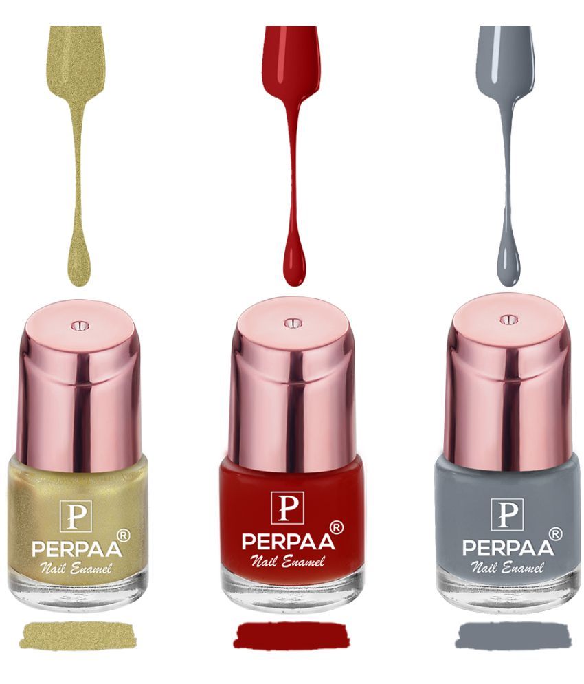     			Perpaa Perpaa Nail Polish Ivory Glossy Pack of 3 200 mL