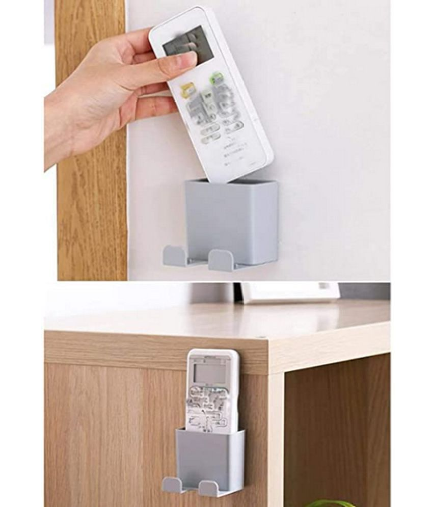 Plastic Multipurpose Wall Mounted Storage Organizer Case for Remote