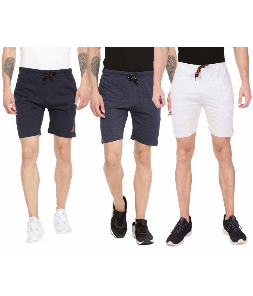     			Ardeur - Multicolor Cotton Blend Men's Shorts ( Pack of 3 )