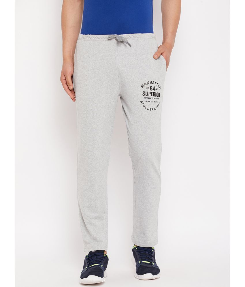 The Million Club - Grey Cotton Blend Men's Trackpants ( Pack of 1 )
