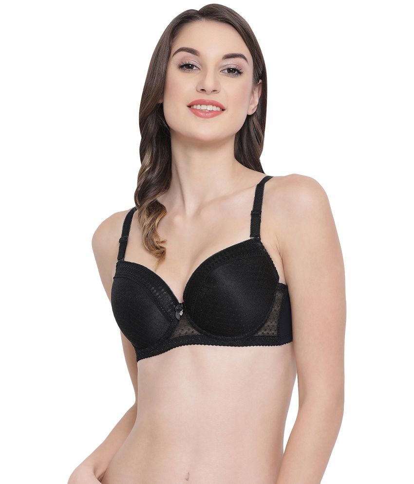     			Clovia Nylon Women's Everyday Bra ( Black )