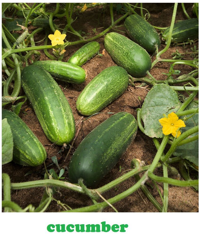     			Cucumber Khira 50 seeds high germination seeds with instruction manual